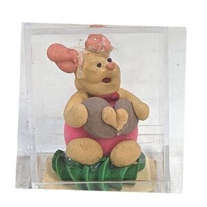 Bubblegum Buddies Disney Vintage 1980s Piglet Candy Figure New Old Stock